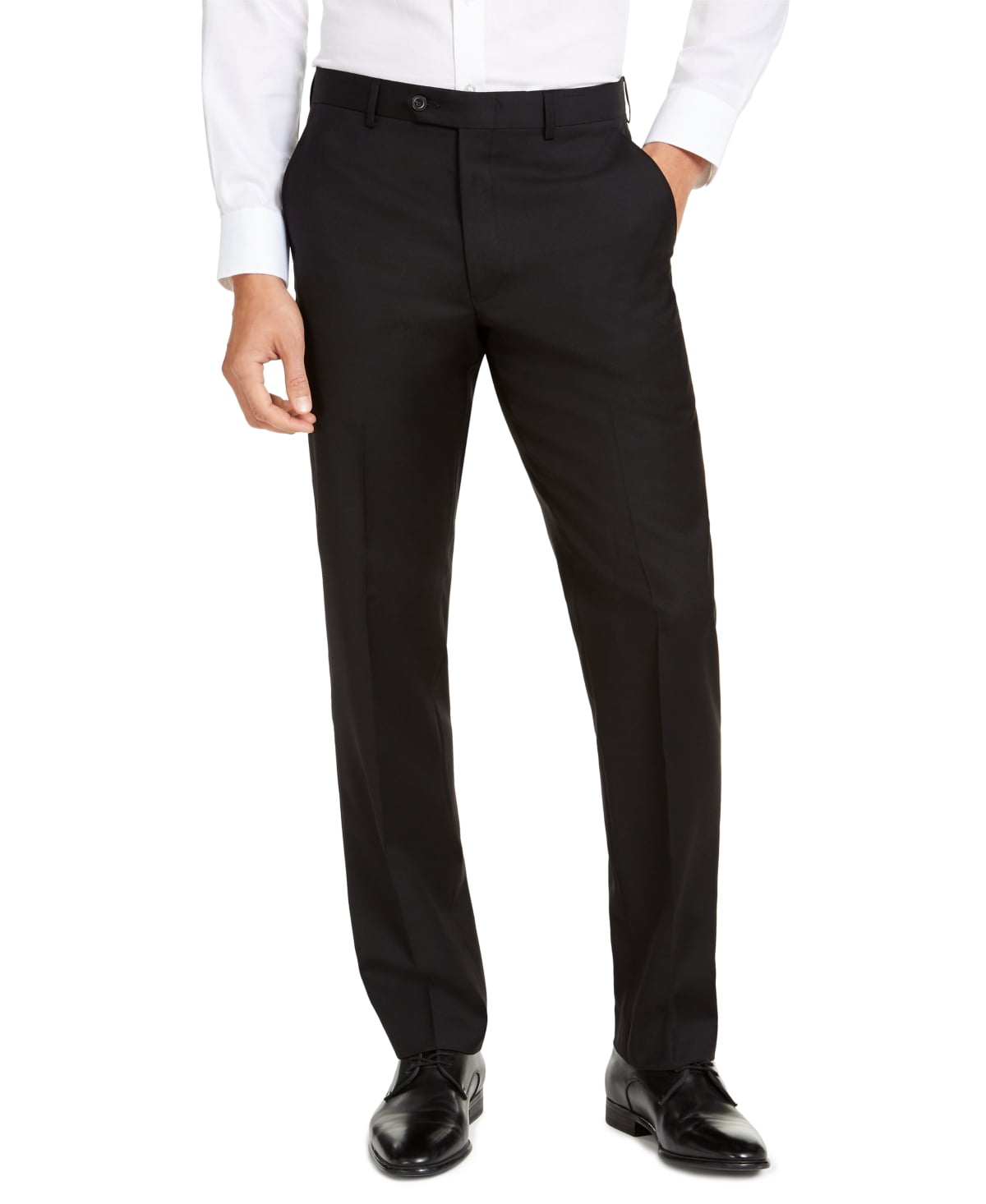 Michael Kors Men's Modern Fit Airsoft Stretch Suit Pants Black Size