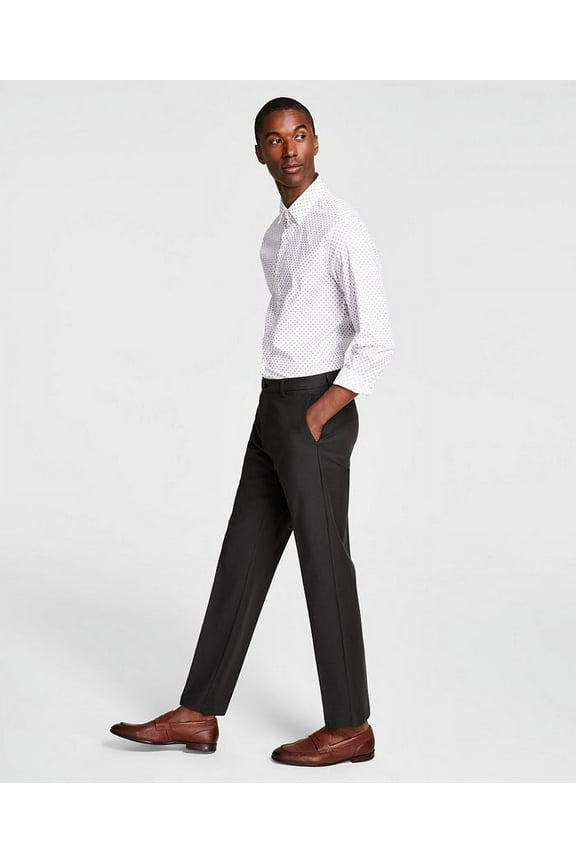 Mens Pattern Classic Fit Pants, Olive, 3634