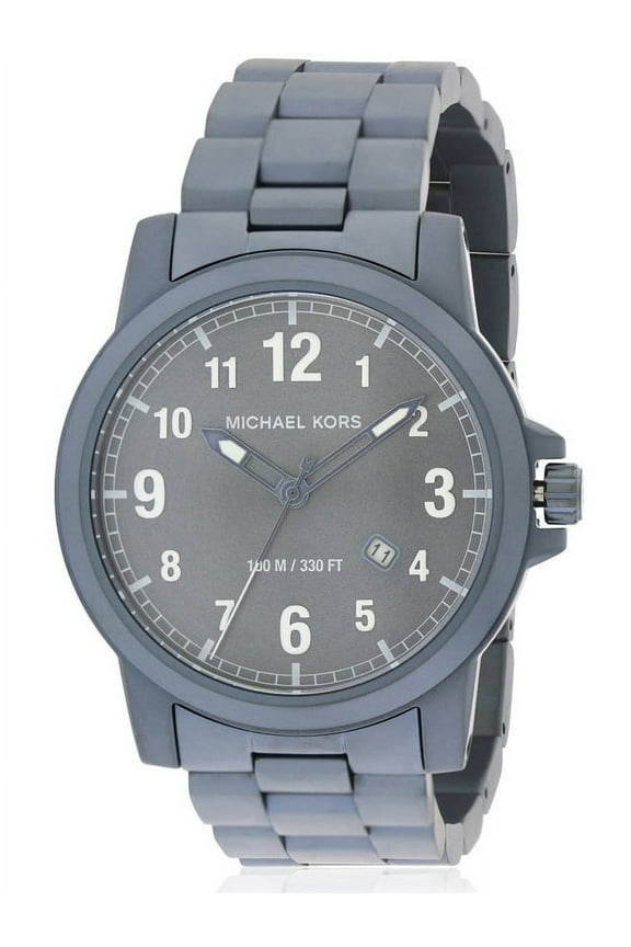 Men's Paxton Blue Stainless Steel Watch MK8533