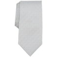 thumbnail image 1 of Michael Kors Men's Remson Pin Dot Tie Silver Necktie, 1 of 6