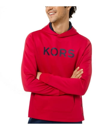 Michael Kors Men s Cold Weather Sweatshirts Sweaters in Mens Cold Weather Clothing Accessories Red Walmart