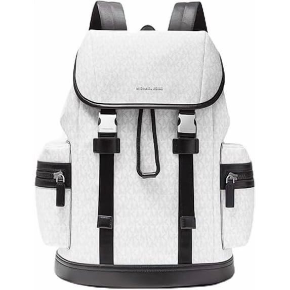 Michael Kors Men's Signature Cooper Backpack, Bright White - Walmart.com