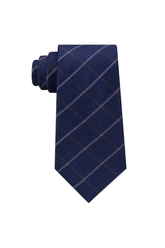 Men’s Stonehurst Grid Silk Ties, Navy