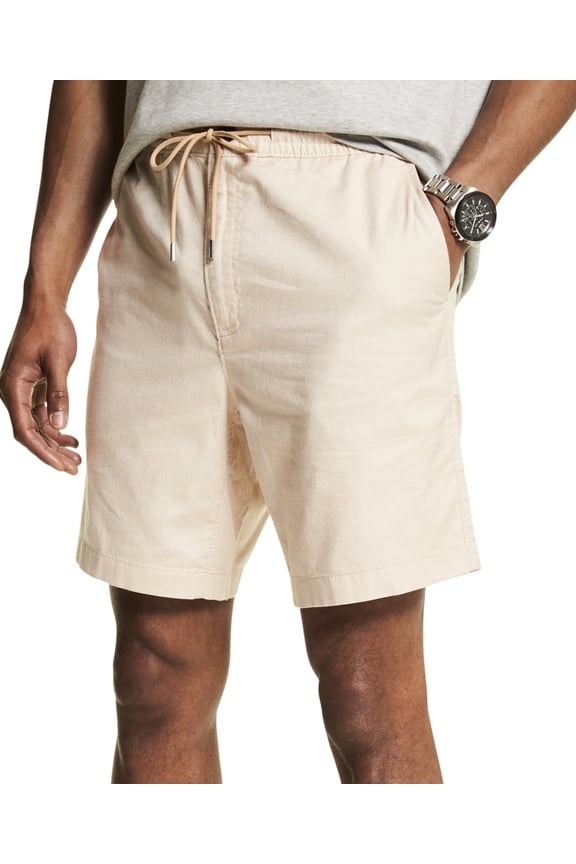 Men's Stretch Shorts Brown Size XX-Large