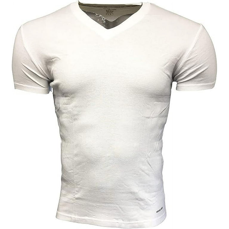 Michael Kors Men s V Neck T Shirt Cotton Modal Ultimate Rib 2 V Necks white size Large New in box Walmart