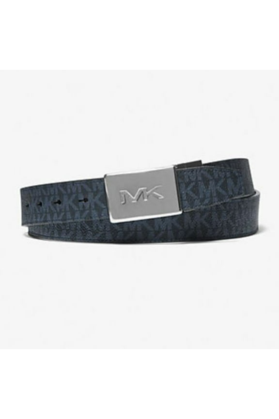 Mens 4-in-1 Reversible Logo Belt Box Set (Admiral paleBlue) 36H3LBLY4B-ad/pl