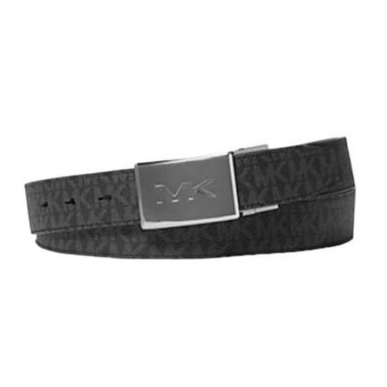 Michael Kors Mens 4-in-1 Reversible Logo Belt Box Set (Black