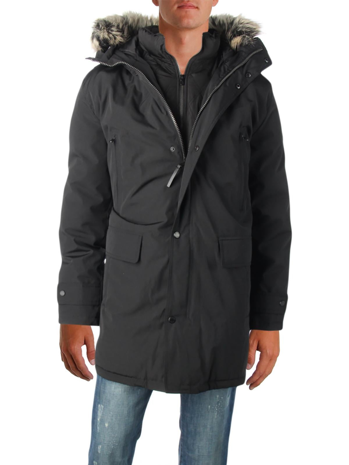 Michael kors men's big & tall hooded bib snorkel coat sale