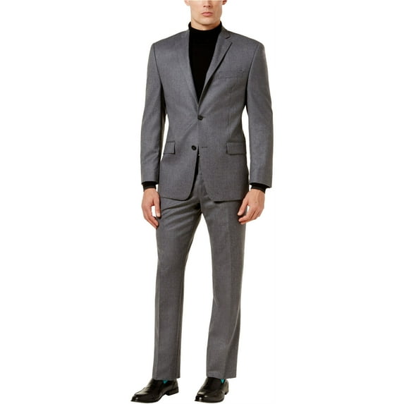 Michael Kors Mens Classic-Fit Two Button Blazer Jacket, Grey, 40 Short