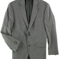 thumbnail image 1 of Michael Kors Mens Classic Two Button Blazer Jacket, Grey, 40 Regular, 1 of 2