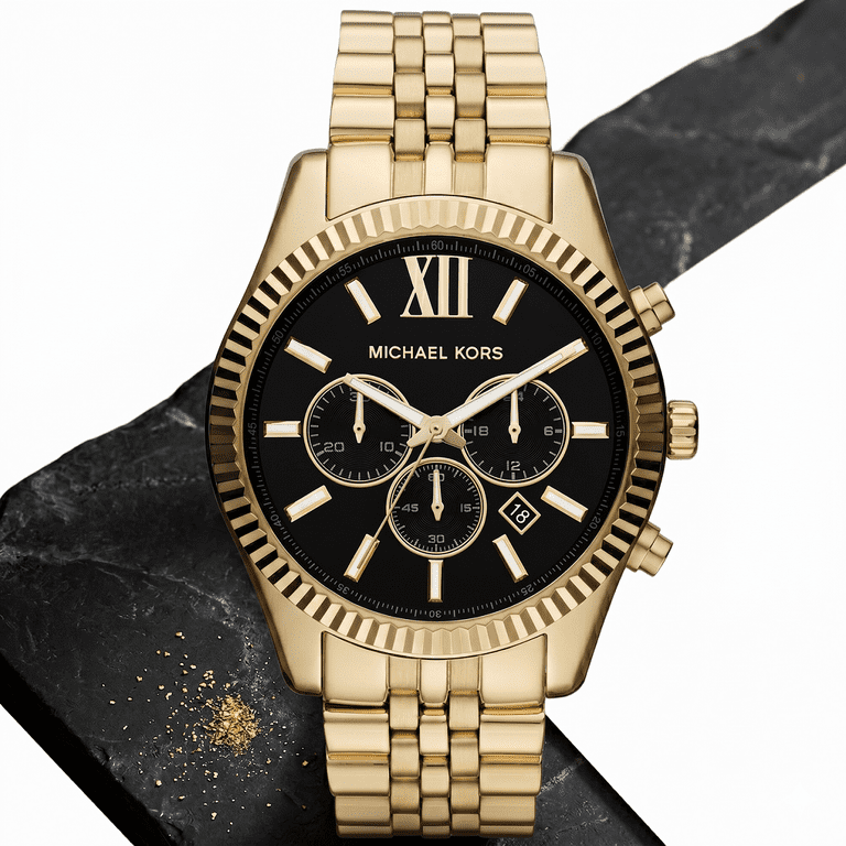 MICHALE KORS ゴールド　クロノグラフ　MK8286 Michael Kors Original Designer Lexington Chronograph Men's Watch