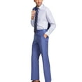 thumbnail image 1 of Michael Kors Mens Pinstripe, Wool, Stretch Dress Pants Slacks, Blue, 40W x 30L, 1 of 1