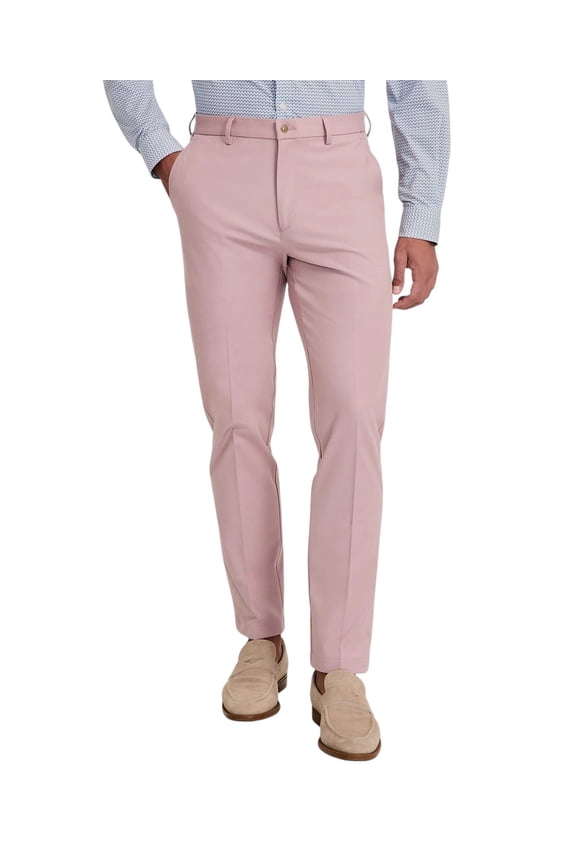 Mens Classic fit Dress Pants 48 / 32 Pink Solid