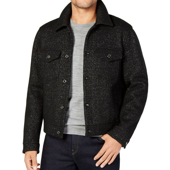 Michael Kors Mens Emmetex Jacket, Black, X-Large