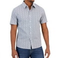 thumbnail image 1 of Michael Kors Mens Floral Button Up Shirt, Blue, Small, 1 of 1