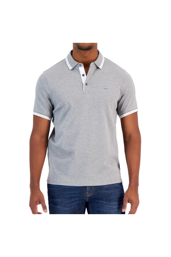 Mens Greenwich Polo Shirt Concrete Heather Grey 2XL