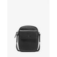 thumbnail image 1 of Michael Kors Mens Hudson Pebbled Leather Smartphone Crossbody Bag - Black, 1 of 4