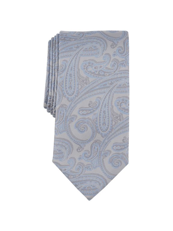 Mens Kowal Paisley Tie Grey OSFA