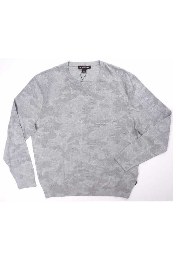 Mens Mens Camouflage Sweater Gray Green Heather XL