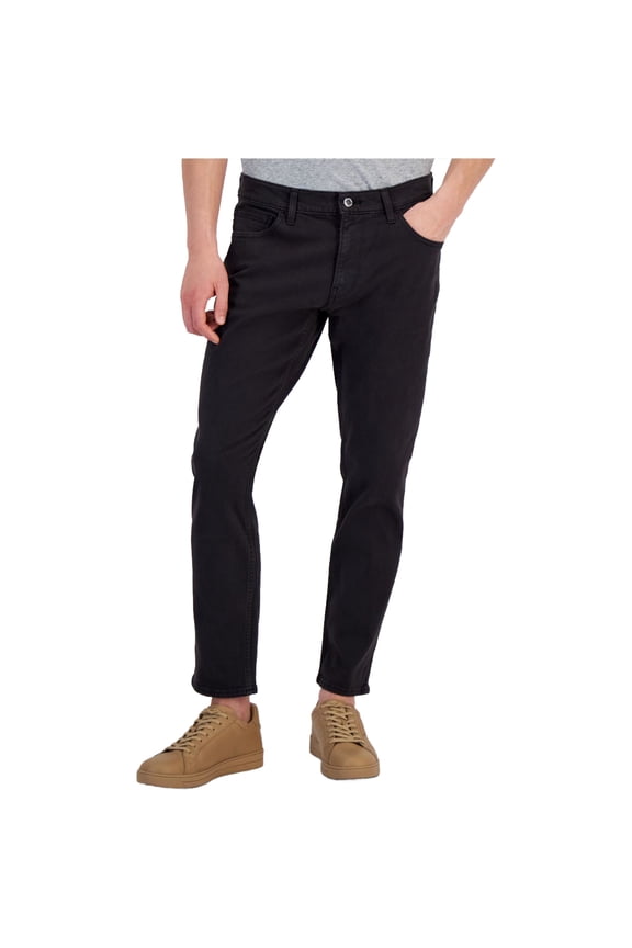 Mens Parker Athletic Fit Jeans, Black, 32W x 29L