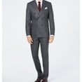 thumbnail image 1 of Michael Kors Mens Pinstripe Dress Pants Slacks, Grey, 37W x 32L, 1 of 1
