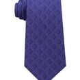thumbnail image 1 of Michael Kors Mens Shadow Self-tied Necktie, Purple, One Size, 1 of 2