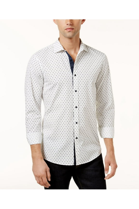Mens Slim Fit Rob Printed Shirt Fossil S