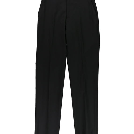 Michael Kors Mens Solid Dress Pants Slacks, Black, 29W x 36L