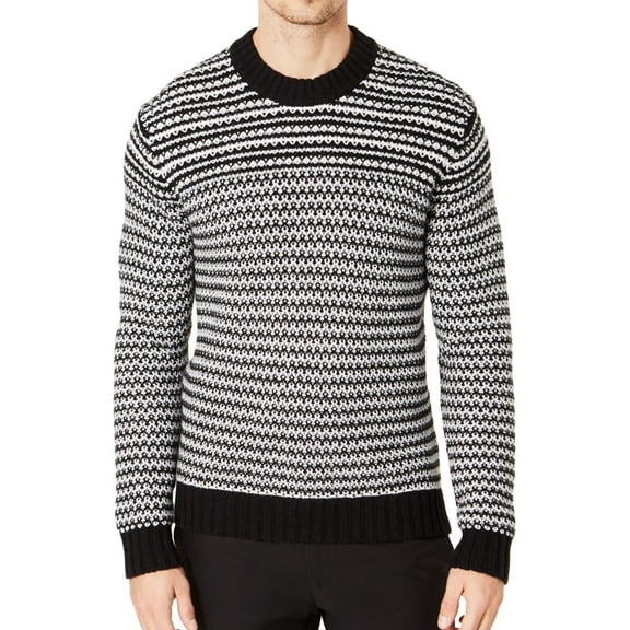 Michael Kors Mens Striped Pullover Sweater, Multicoloured, X-Large