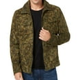 thumbnail image 1 of Michael Kors Mens Suede Trucker Jacket, Green, Medium, 1 of 2