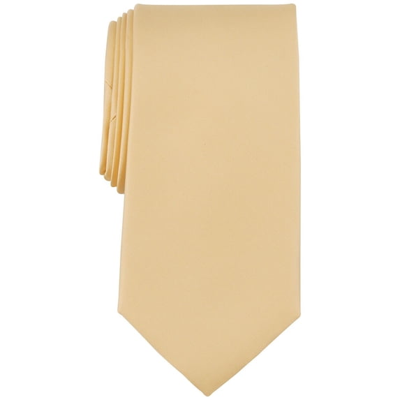 Michael Kors Mens Tie Sapphire Solid Yellow