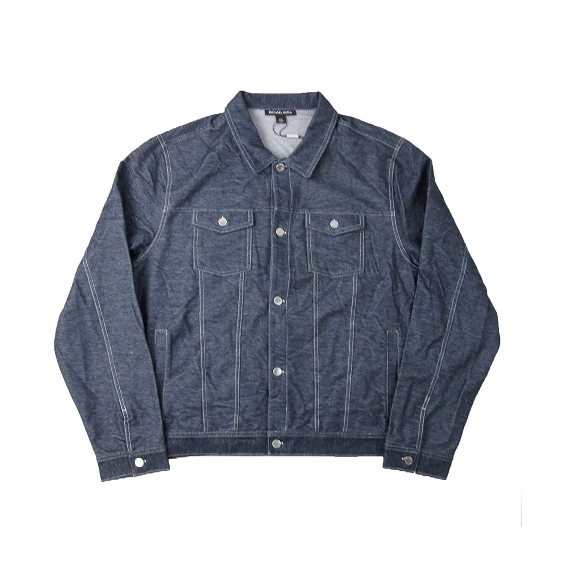 ジャケット Michael Kors JACKET (MS51020H2P UNIONWASH) Dark blue jacket with quilted effect brand MICHAEL KORS
