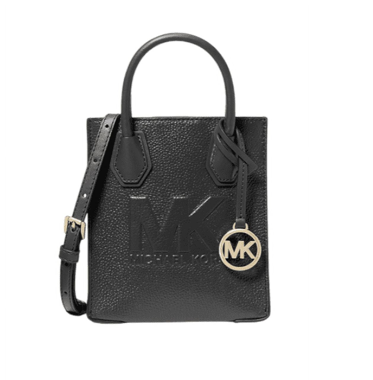 MICHAEL KORS 黒 レザー ショルダーバッグ - メルカリ