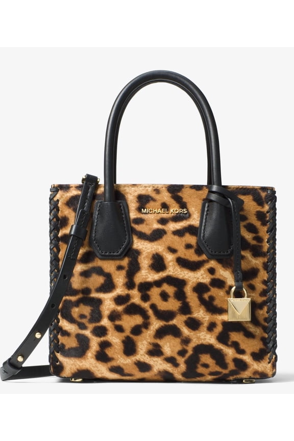 Mercer Leopard Calf Hair Crossbody - Butterscotch - 30F7GM9M2H-226
