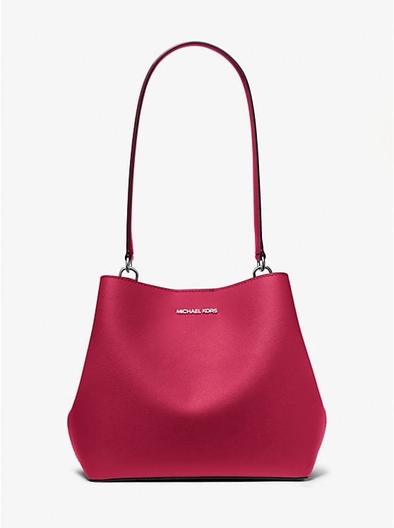 Michael Kors Mercer Medium Pebbled Leather Crossbody Bag - DK