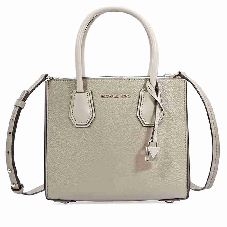 Michael Kors Mercer Medium Pebbled Leather Crossbody Bag- Truffle