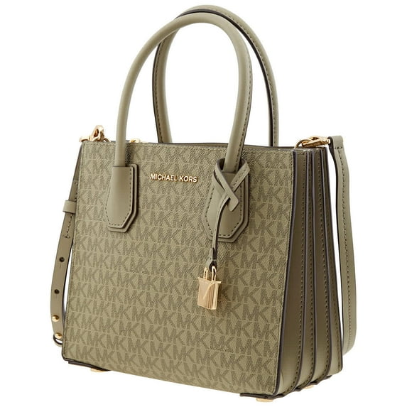 Michael Kors Mercer Signature Print Tote Bag In Green