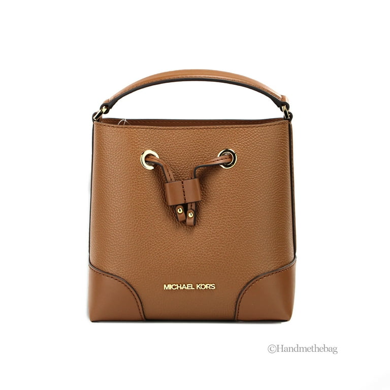 Michael Kors Mercer Small Luggage Pebbled Leather Bucket Michael Kors Mercer Small Luggage Pebbled Leather Bucket