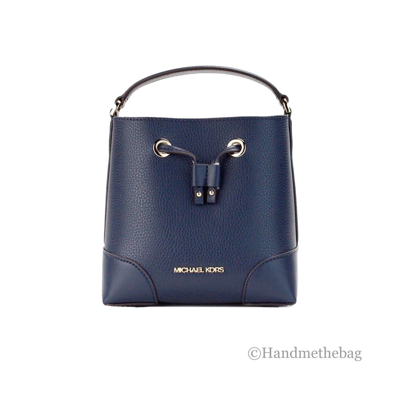 Michael kors pebbled leather bucket bag hotsell