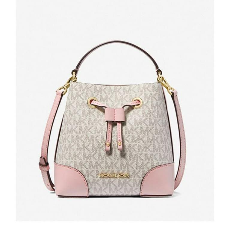マイケルコース Michael Kors Mercer Small Powder Blush Multi PVC Bucket Crossbody