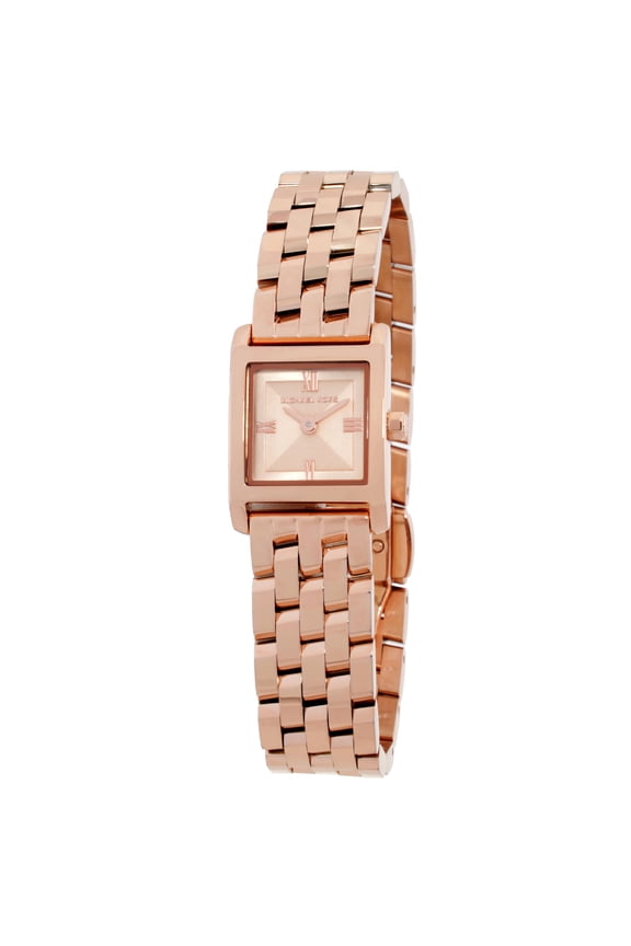 Micro Georgie Quartz Rose Gold Dial Ladies Watch MK4932