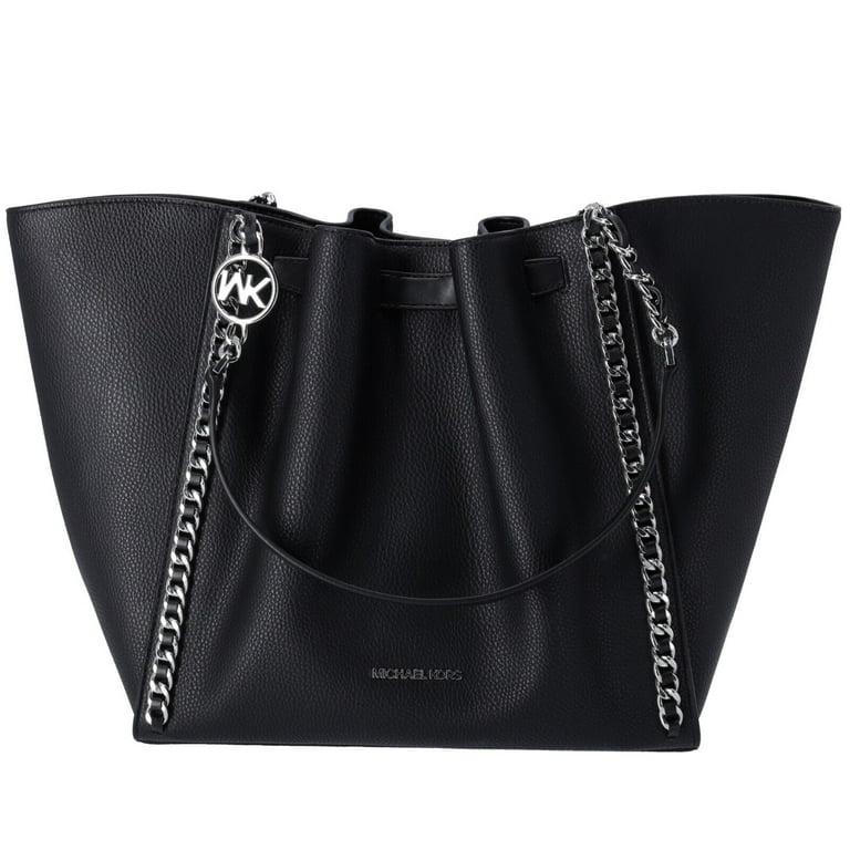 Store Michael Kors Black Pebble Leather Tote Bag