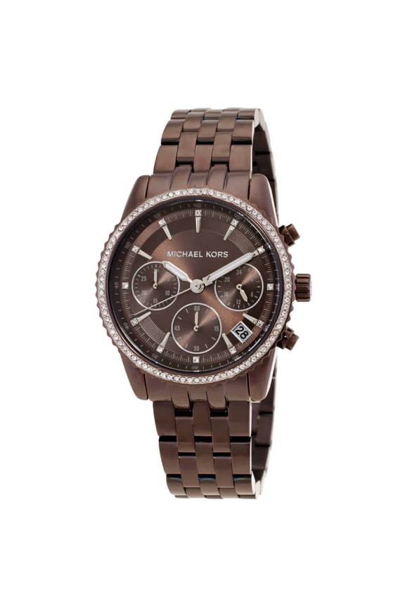 Mini Bryant Pave Chronograph Quartz Ladies Watch MK7559