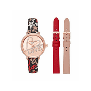 Michael Kors Mini Pyper Steel 32mm Pink Dial Quartz Ladies Watch MK2848