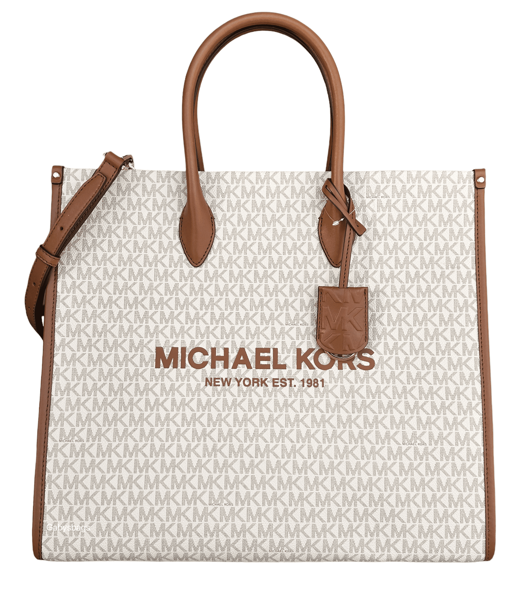 Shoulder bag Michael Kors Fleur cream-colored | H-Brands