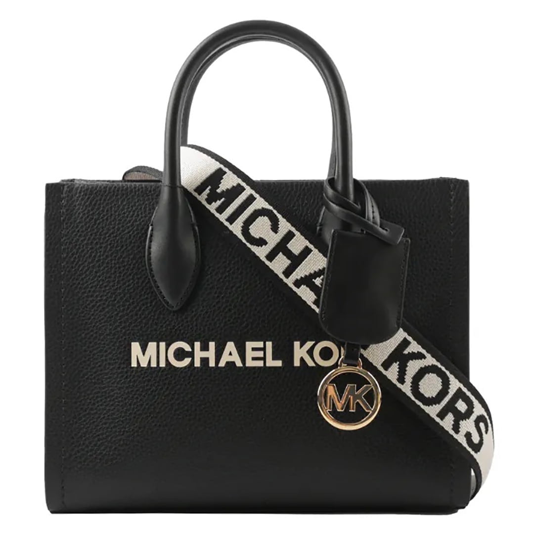 【新品未使用】MICHAEL KORS MIRELLA ミレラ バッグ ブラック Michael Kors Mirella Small Top Zip Satchel Crossbody Bag in