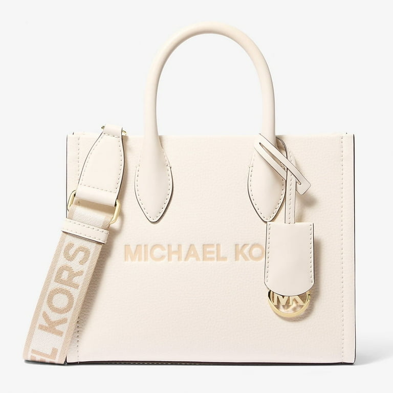 連休価格 新品未使用 マイケルコース MIRELLA ショルダーバッグ 白 Michael Kors Mirella Small Top Zip Satchel Crossbody Bag in
