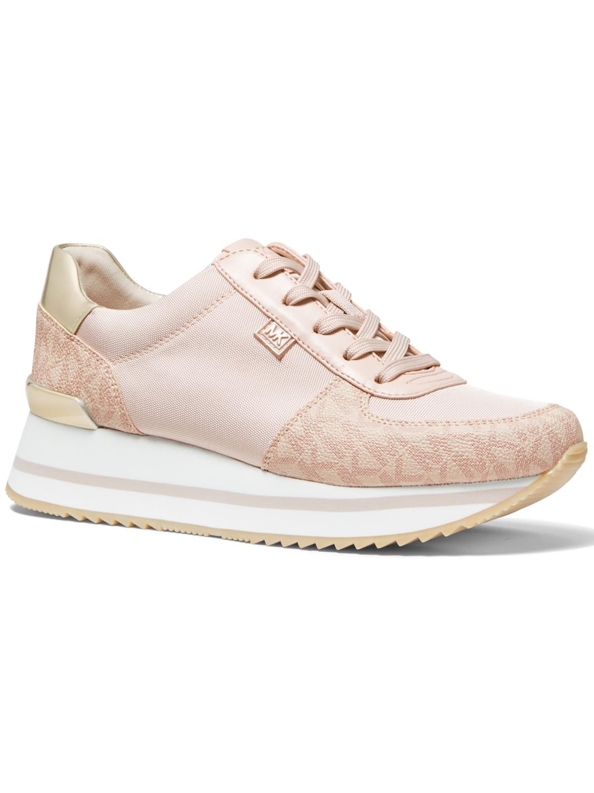 Michael Kors Monique Women s Metallic Textile Lace Up Fashion