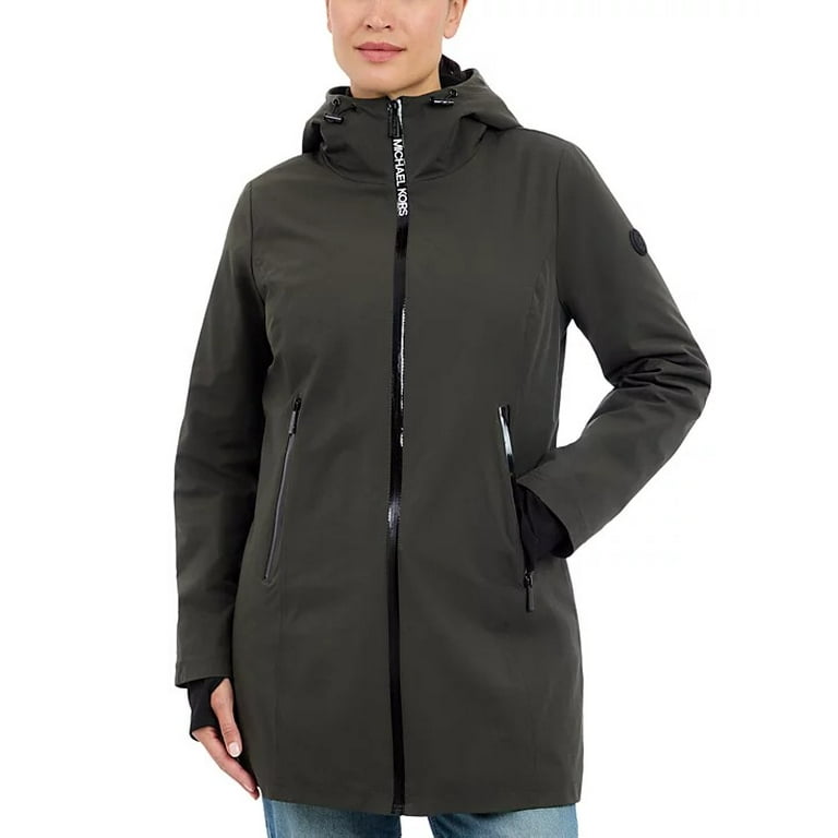 Michael kors hoodie womens olive discount