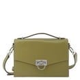 thumbnail image 1 of Michael Kors Olive Green Ladies Hendrix Medium Leather Envelope Bag, 1 of 1